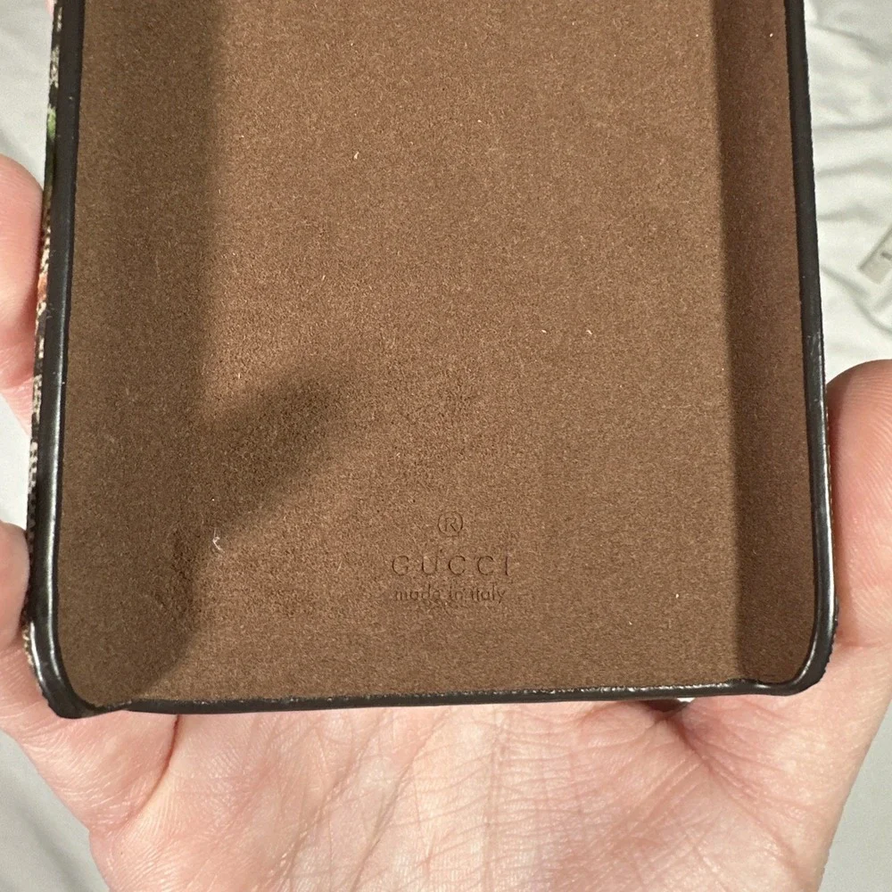NWOB $640 Gucci [ iPhone 6 Plus/6S Plus ] Case GG Monogram‎ Beige Italy #U1560